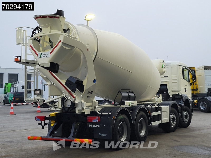 Truk pengaduk beton baru MAN TGS 41.440 8X4 NEW! 12m3 Stetter Mixer Big-Axle Steelsuspension Automatic Euro 6: gambar 15