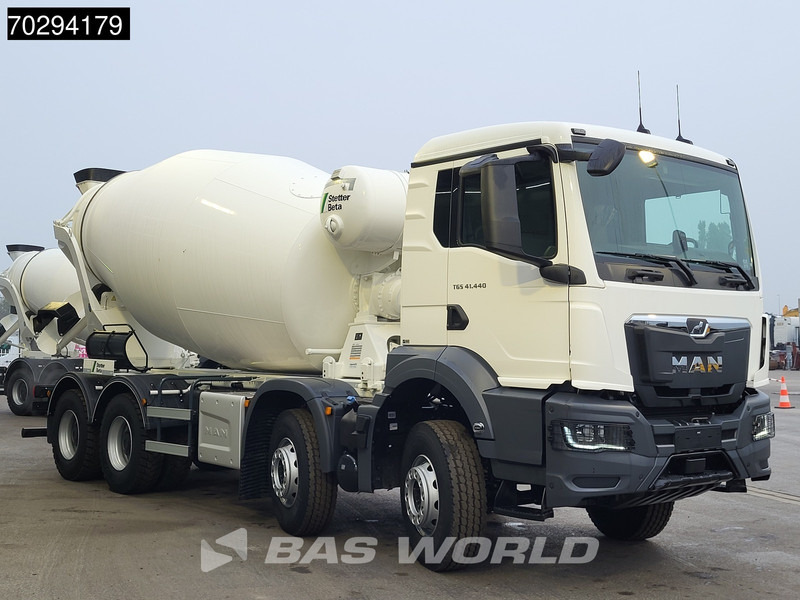 Truk pengaduk beton baru MAN TGS 41.440 8X4 NEW! 12m3 Stetter Mixer Big-Axle Steelsuspension Automatic Euro 6: gambar 16