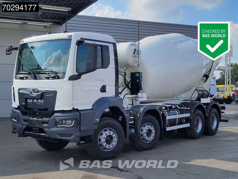 MAN TGS 41.440 8X4 NEW! 12m3 Stetter Mixer Big-Axle Steelsuspension Automatic Euro 6 - Truk pengaduk beton: gambar 1 MAN TGS 41.440 8X4 NEW! 12m3 Stetter Mixer Big-Axle Steelsuspension Automatic Euro 6 - Truk pengaduk beton: gambar 1