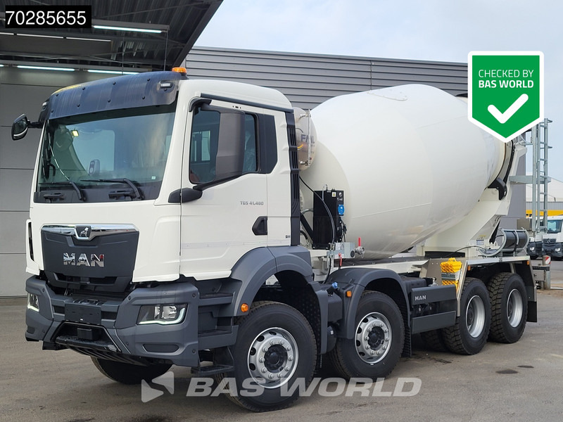 MAN TGS 41.480 8X4 NEW! 12m3 Mixer Retarder Steelsuspension Big-Axle Euro 6 - Truk pengaduk beton: gambar 1 MAN TGS 41.480 8X4 NEW! 12m3 Mixer Retarder Steelsuspension Big-Axle Euro 6 - Truk pengaduk beton: gambar 1