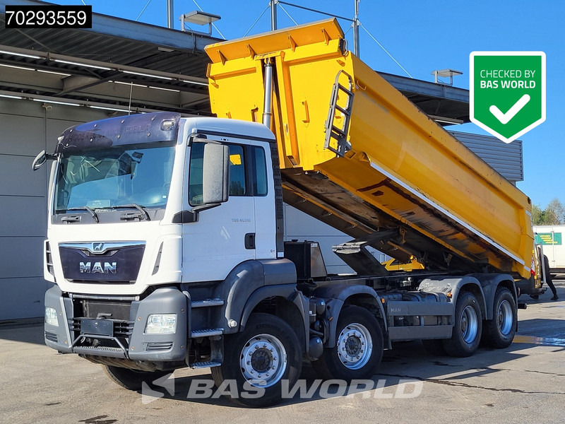 MAN TGS 41.510 8X4 19m3 Meiller tipper Steelsuspension Manual Big-Axle Euro 6 - Truk jungkit: gambar 1 MAN TGS 41.510 8X4 19m3 Meiller tipper Steelsuspension Manual Big-Axle Euro 6 - Truk jungkit: gambar 1
