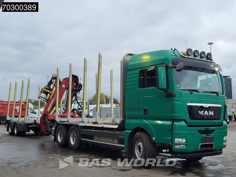 MAN TGX 26.540 6X4 Combi TAJFUN L150Z.96 woodcrane Holztransport Manual Retarder Euro 5 - Truk logging, Truk derek: gambar 3 MAN TGX 26.540 6X4 Combi TAJFUN L150Z.96 woodcrane Holztransport Manual Retarder Euro 5 - Truk logging, Truk derek: gambar 3