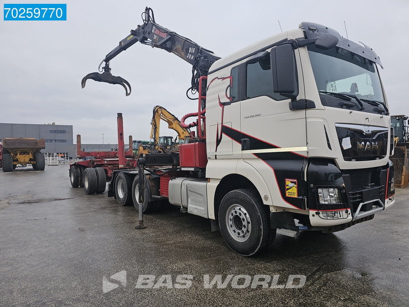 MAN TGX 26.580 6X4 Jonsered 2490 HolzKran Retarder Hiab Crane Big-Axle Euro 6 - Truk logging, Truk derek: gambar 3 MAN TGX 26.580 6X4 Jonsered 2490 HolzKran Retarder Hiab Crane Big-Axle Euro 6 - Truk logging, Truk derek: gambar 3