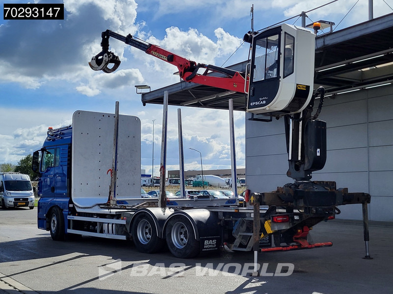 MAN TGX 33.580 TGX 6X4 Palfinger Epsilon Wood crane Holztransport Retarder Navi Xenon Euro 6 - Truk logging, Truk derek: gambar 2 MAN TGX 33.580 TGX 6X4 Palfinger Epsilon Wood crane Holztransport Retarder Navi Xenon Euro 6 - Truk logging, Truk derek: gambar 2