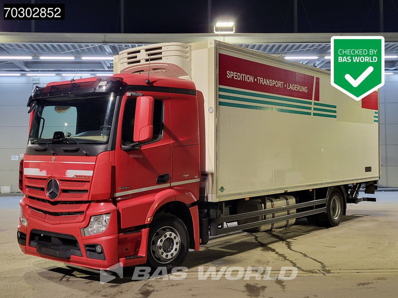 Mercedes-Benz Actros 1830 4X2 Mitsubishi 7C cooler 1500kg Ladebordwand Automatic Euro 6 - Truk berpendingin: gambar 1 Mercedes-Benz Actros 1830 4X2 Mitsubishi 7C cooler 1500kg Ladebordwand Automatic Euro 6 - Truk berpendingin: gambar 1