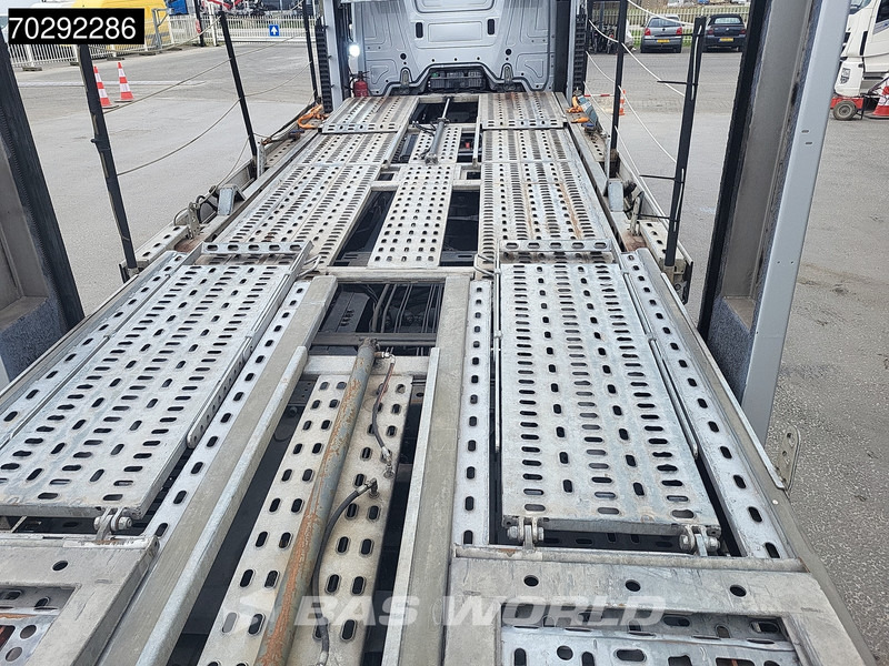 Truk pengangkut mobil Mercedes-Benz Actros 1843 4X2 NL-Truck Combi Car Transporter Kässbohrer 8 Cars Hydraulic Winch: gambar 19
