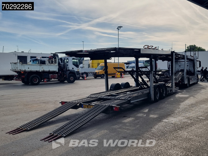 Truk pengangkut mobil Mercedes-Benz Actros 1843 4X2 NL-Truck Combi Car Transporter Kässbohrer 8 Cars Hydraulic Winch: gambar 14