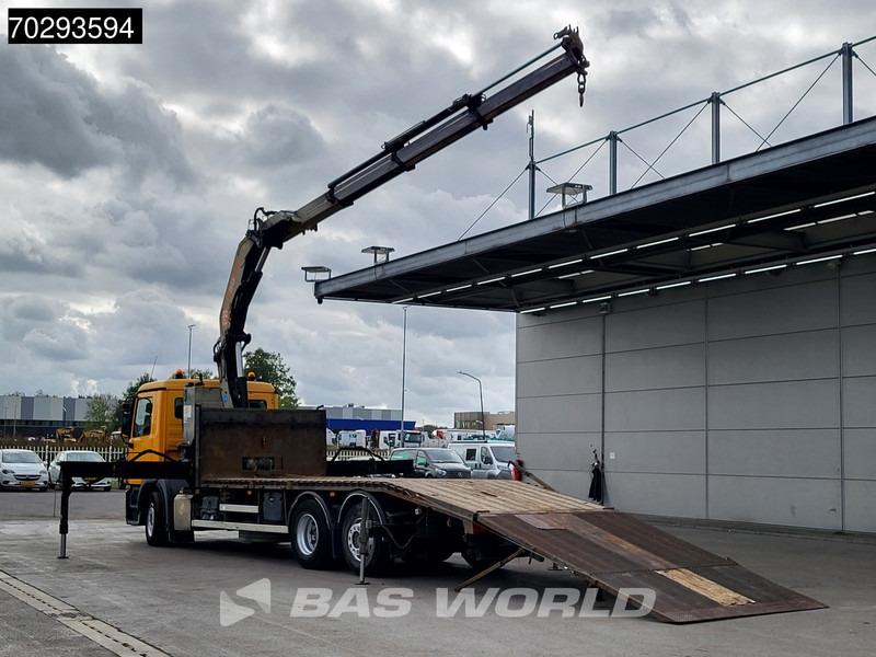 Mercedes-Benz Actros 2532 6X2 PM 30 T/M Crane Kran Remote Lift+Steering Axle 3-Pedals - Truk flatbed, Truk derek: gambar 2 Mercedes-Benz Actros 2532 6X2 PM 30 T/M Crane Kran Remote Lift+Steering Axle 3-Pedals - Truk flatbed, Truk derek: gambar 2