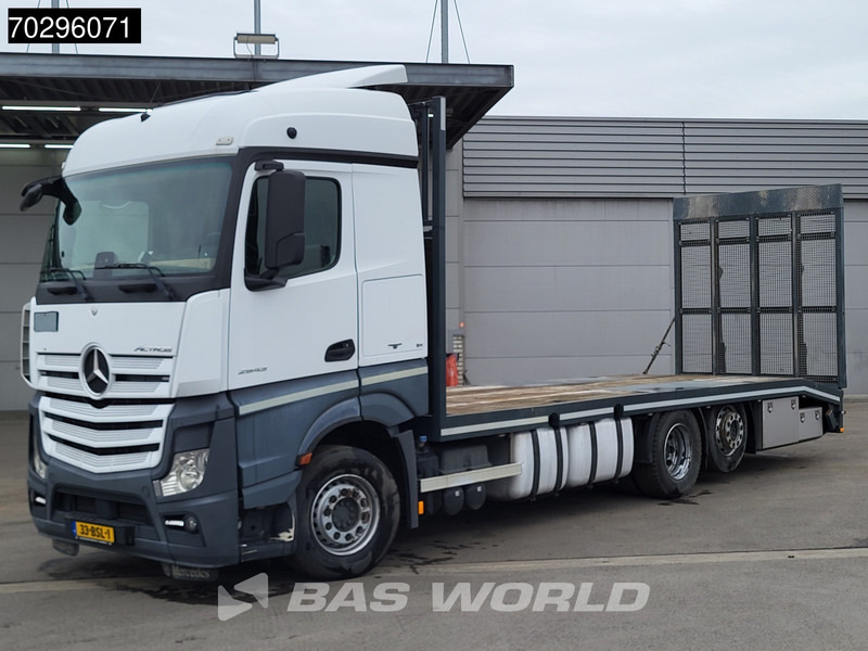 Mercedes-Benz Actros 2543 Actros 6X2 NL-Truck Machine transporter oprijwagen Retarder Lift-Axle ACC Euro 6 - Truk flatbed: gambar 3 Mercedes-Benz Actros 2543 Actros 6X2 NL-Truck Machine transporter oprijwagen Retarder Lift-Axle ACC Euro 6 - Truk flatbed: gambar 3