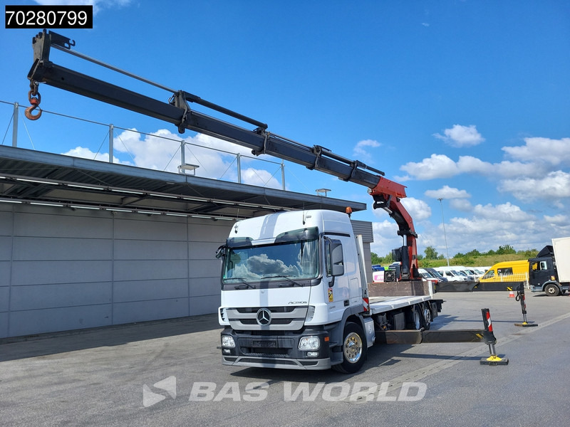 Mercedes-Benz Actros 2544 6X2 Palfinger PK 53002 SH Kran Crane Lift-Lenkachse Euro 5 - Truk flatbed, Truk derek: gambar 3 Mercedes-Benz Actros 2544 6X2 Palfinger PK 53002 SH Kran Crane Lift-Lenkachse Euro 5 - Truk flatbed, Truk derek: gambar 3