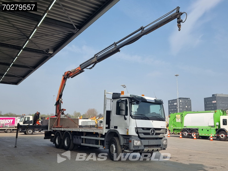 Mercedes-Benz Actros 2641 6X4 Palfinger PK18002-EH Remote Full Steel Euro 5 - Truk flatbed, Truk derek: gambar 3 Mercedes-Benz Actros 2641 6X4 Palfinger PK18002-EH Remote Full Steel Euro 5 - Truk flatbed, Truk derek: gambar 3