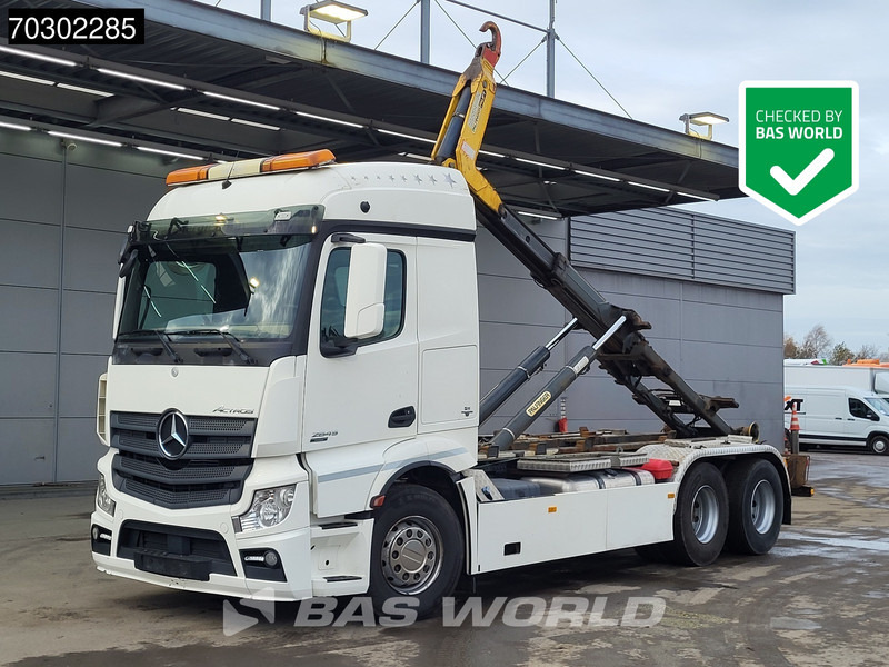 Mercedes-Benz Actros 2645 6X2 Palfinger Pallift containersystem Lift-Axle Automatic Euro 6 - Hook lift: gambar 1 Mercedes-Benz Actros 2645 6X2 Palfinger Pallift containersystem Lift-Axle Automatic Euro 6 - Hook lift: gambar 1