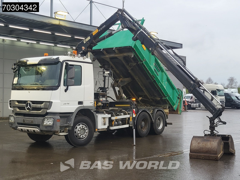 Mercedes-Benz Actros 2646 Actros 6X4 HIAB 122 BS-2 HIDUO Crane Kran 3-way tipper Big-Axle Euro 5 - Truk jungkit, Truk derek: gambar 2 Mercedes-Benz Actros 2646 Actros 6X4 HIAB 122 BS-2 HIDUO Crane Kran 3-way tipper Big-Axle Euro 5 - Truk jungkit, Truk derek: gambar 2