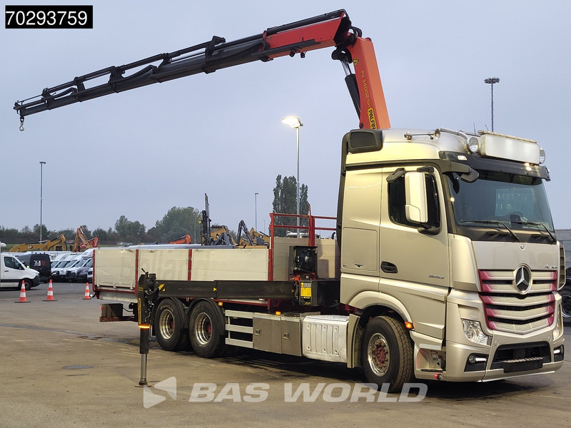 Mercedes-Benz Actros 2653 Actros 6X4 Palfinger PK34002 SH Kran Crane Retarder Xenon Euro 6 - Truk flatbed, Truk derek: gambar 3 Mercedes-Benz Actros 2653 Actros 6X4 Palfinger PK34002 SH Kran Crane Retarder Xenon Euro 6 - Truk flatbed, Truk derek: gambar 3