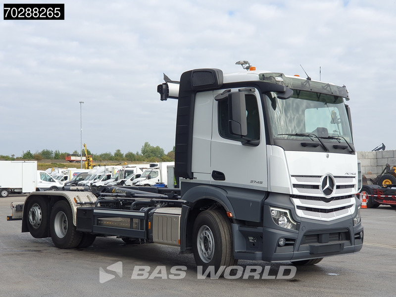 Mercedes-Benz Actros 2745 6X2 New! Meiller RS21 70 Hooklift Retarder Lift+Steering-Axle Navi Autoamtic Euro 6 - Hook lift: gambar 3 Mercedes-Benz Actros 2745 6X2 New! Meiller RS21 70 Hooklift Retarder Lift+Steering-Axle Navi Autoamtic Euro 6 - Hook lift: gambar 3
