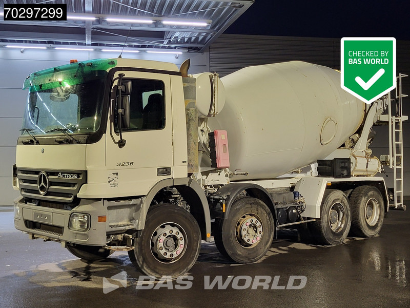 Mercedes-Benz Actros 3236 8X4 9m3 mixer Automatic Steelsuspension Euro 3 - Truk pengaduk beton: gambar 1 Mercedes-Benz Actros 3236 8X4 9m3 mixer Automatic Steelsuspension Euro 3 - Truk pengaduk beton: gambar 1