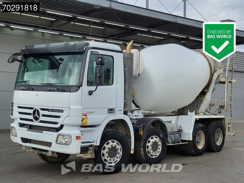 Mercedes-Benz Actros 3241 8X4 9m3 Stetter Steelsuspension 3-Pedals Retarder Euro 4 - Truk pengaduk beton: gambar 1 Mercedes-Benz Actros 3241 8X4 9m3 Stetter Steelsuspension 3-Pedals Retarder Euro 4 - Truk pengaduk beton: gambar 1