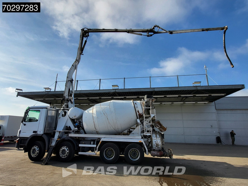Mercedes-Benz Actros 3241 8X4 Mecbo M3-23.3/100-BZ 7m3 PUMI Big-Axle Steelsuspension Automatic Euro 4 - Truk pengaduk beton: gambar 2 Mercedes-Benz Actros 3241 8X4 Mecbo M3-23.3/100-BZ 7m3 PUMI Big-Axle Steelsuspension Automatic Euro 4 - Truk pengaduk beton: gambar 2