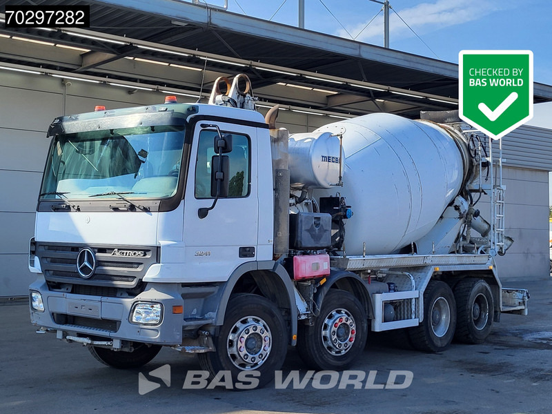Mercedes-Benz Actros 3241 8X4 Mecbo PUMI incomplete Seelsuspension Big-Axle Euro 3 - Truk pengaduk beton: gambar 1 Mercedes-Benz Actros 3241 8X4 Mecbo PUMI incomplete Seelsuspension Big-Axle Euro 3 - Truk pengaduk beton: gambar 1