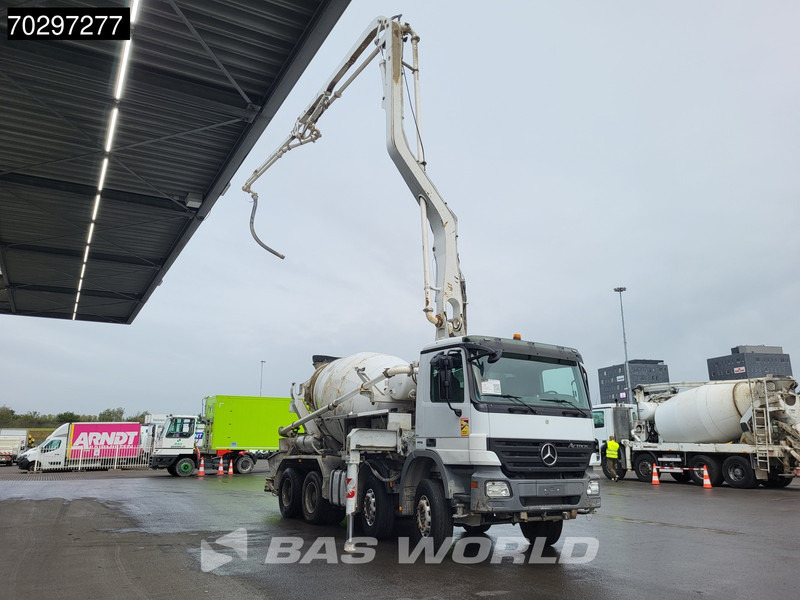 Mercedes-Benz Actros 3241 8X4 Putzmeister TMM 21-3 PUMI 7m3 Liebherr Big-Axle 3-Pedals Euro 4 - Truk pompa beton: gambar 3 Mercedes-Benz Actros 3241 8X4 Putzmeister TMM 21-3 PUMI 7m3 Liebherr Big-Axle 3-Pedals Euro 4 - Truk pompa beton: gambar 3