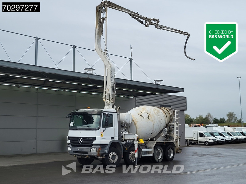 Mercedes-Benz Actros 3241 8X4 Putzmeister TMM 21-3 PUMI 7m3 Liebherr Big-Axle 3-Pedals Euro 4 - Truk pompa beton: gambar 1 Mercedes-Benz Actros 3241 8X4 Putzmeister TMM 21-3 PUMI 7m3 Liebherr Big-Axle 3-Pedals Euro 4 - Truk pompa beton: gambar 1