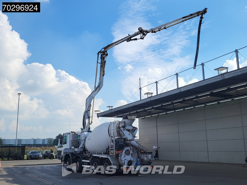 Mercedes-Benz Actros 3241 8X4 Putzmeister TMM 21 PUMI 7m3 Liebherr mixer 3-Pedals Big-Axle Euro 3 - Truk pengaduk beton: gambar 3 Mercedes-Benz Actros 3241 8X4 Putzmeister TMM 21 PUMI 7m3 Liebherr mixer 3-Pedals Big-Axle Euro 3 - Truk pengaduk beton: gambar 3