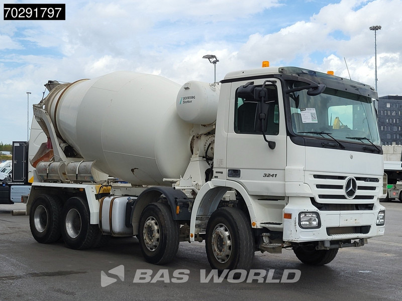 Mercedes-Benz Actros 3241 8X4 Retarder 9m3 Stetter Steelsuspension 3-Pedals Euro 4 - Truk pengaduk beton: gambar 3 Mercedes-Benz Actros 3241 8X4 Retarder 9m3 Stetter Steelsuspension 3-Pedals Euro 4 - Truk pengaduk beton: gambar 3