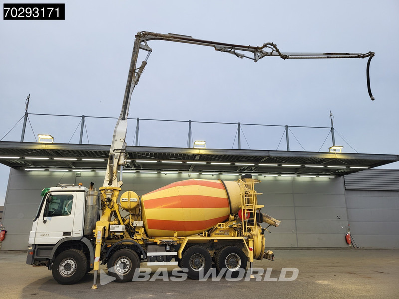 Mercedes-Benz Actros 3244 8X4 Retarder Putzmeister 24 Mtrs Pumi Big-Axle 3-Pedals Euro 4 - Truk pompa beton: gambar 5 Mercedes-Benz Actros 3244 8X4 Retarder Putzmeister 24 Mtrs Pumi Big-Axle 3-Pedals Euro 4 - Truk pompa beton: gambar 5