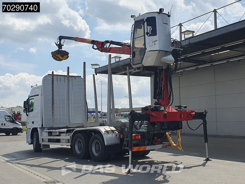 Mercedes-Benz Actros 3346 6X4 Original KM's! Wood Crane Big-Axle Steelsuspension Euro 5 - Truk logging, Truk derek: gambar 2 Mercedes-Benz Actros 3346 6X4 Original KM's! Wood Crane Big-Axle Steelsuspension Euro 5 - Truk logging, Truk derek: gambar 2