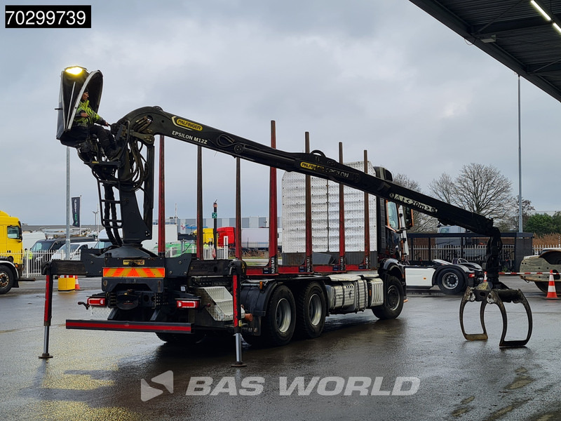 Mercedes-Benz Actros 3353 6X4 Palfinger Epsilon M12Z woodcrane Holztransport Retarder Euro 6 - Truk logging, Truk derek: gambar 5 Mercedes-Benz Actros 3353 6X4 Palfinger Epsilon M12Z woodcrane Holztransport Retarder Euro 6 - Truk logging, Truk derek: gambar 5