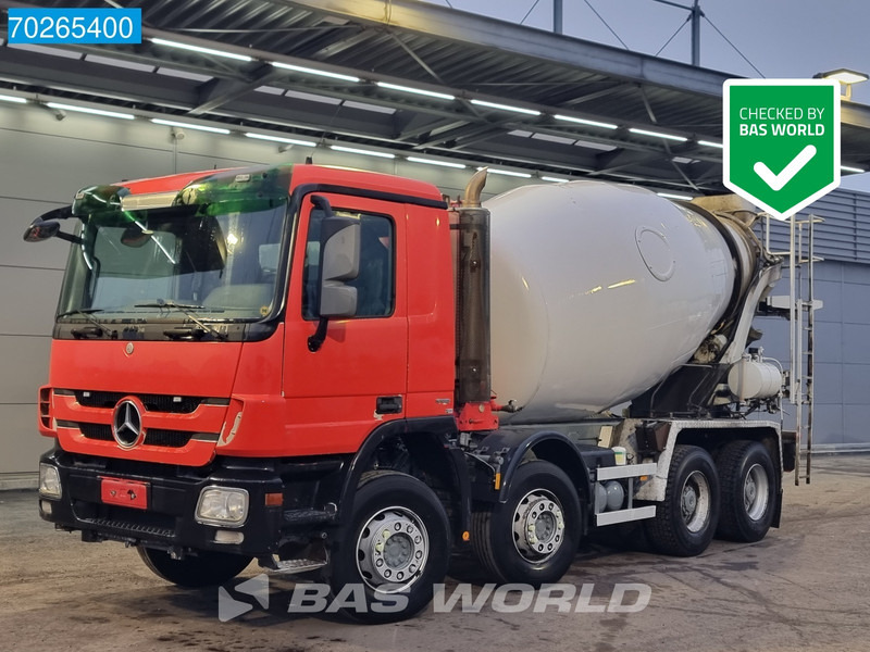 Mercedes-Benz Actros 3541 8X4 Big-Axle Steelsuspension 9m3 Mixer Euro 5 - Truk pengaduk beton: gambar 1 Mercedes-Benz Actros 3541 8X4 Big-Axle Steelsuspension 9m3 Mixer Euro 5 - Truk pengaduk beton: gambar 1