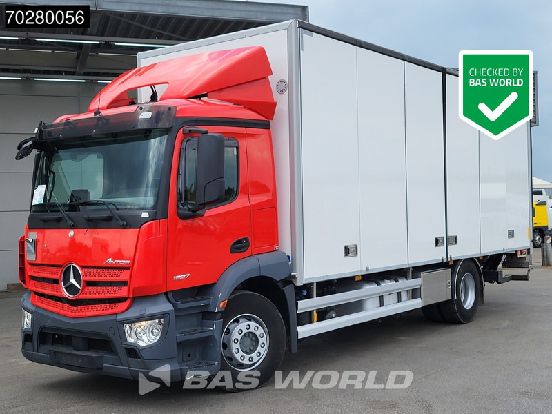 Mercedes-Benz Antos 1827 4X2 19tonner 2000kg Ladebordwand Automatic Euro 6 - Truk box: gambar 1 Mercedes-Benz Antos 1827 4X2 19tonner 2000kg Ladebordwand Automatic Euro 6 - Truk box: gambar 1