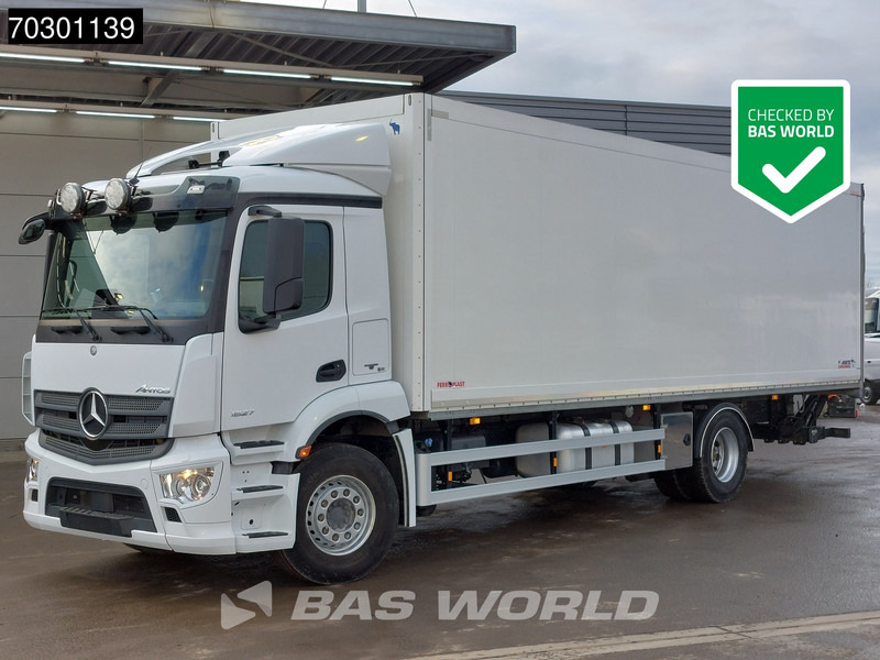Mercedes-Benz Antos 1827 Antos 4X2 19tonner LOW Mileage! Automatic 1500kg Ladebordwand Euro 6 - Truk box: gambar 1 Mercedes-Benz Antos 1827 Antos 4X2 19tonner LOW Mileage! Automatic 1500kg Ladebordwand Euro 6 - Truk box: gambar 1
