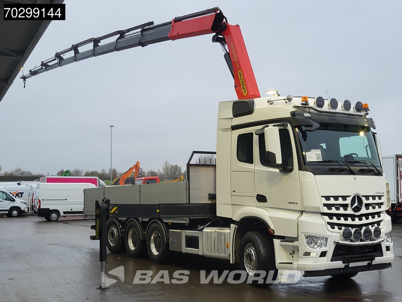 Mercedes-Benz Aroc 3653 Arocs 8X4 Palfinger PK26002-EH G Kran Crane Remote Lift + steering axle Euro 6 - Truk flatbed, Truk derek: gambar 3 Mercedes-Benz Aroc 3653 Arocs 8X4 Palfinger PK26002-EH G Kran Crane Remote Lift + steering axle Euro 6 - Truk flatbed, Truk derek: gambar 3
