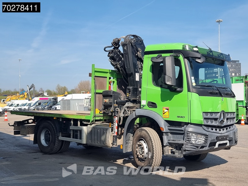 Mercedes-Benz Arocs 1830 4X2 Hiab 122 ES-3 HIPRO Kran Crane Big-Axle Euro 6 - Truk flatbed, Truk derek: gambar 3 Mercedes-Benz Arocs 1830 4X2 Hiab 122 ES-3 HIPRO Kran Crane Big-Axle Euro 6 - Truk flatbed, Truk derek: gambar 3