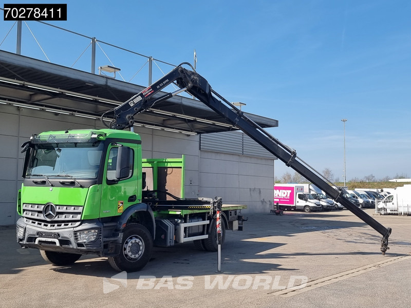 Mercedes-Benz Arocs 1830 4X2 Hiab 122 ES-3 HIPRO Kran Crane Big-Axle Euro 6 - Truk flatbed, Truk derek: gambar 5 Mercedes-Benz Arocs 1830 4X2 Hiab 122 ES-3 HIPRO Kran Crane Big-Axle Euro 6 - Truk flatbed, Truk derek: gambar 5