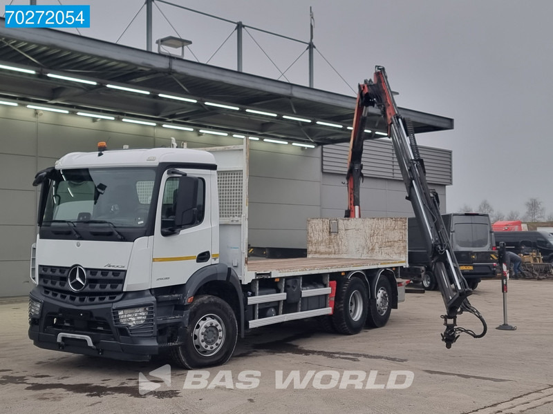 Mercedes-Benz Arocs 2536 6X2 Palfinger PK 16002 Crane Lenkasche Euro 6 - Truk flatbed, Truk derek: gambar 5 Mercedes-Benz Arocs 2536 6X2 Palfinger PK 16002 Crane Lenkasche Euro 6 - Truk flatbed, Truk derek: gambar 5