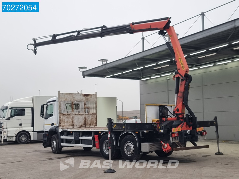 Mercedes-Benz Arocs 2536 6X2 Palfinger PK 16002 Crane Lenkasche Euro 6 - Truk flatbed, Truk derek: gambar 2 Mercedes-Benz Arocs 2536 6X2 Palfinger PK 16002 Crane Lenkasche Euro 6 - Truk flatbed, Truk derek: gambar 2