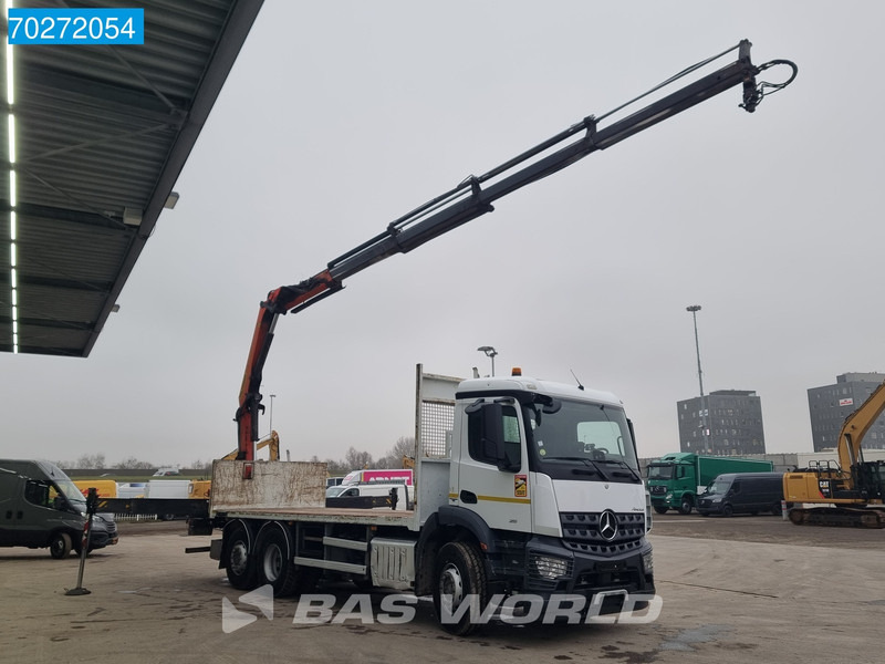Mercedes-Benz Arocs 2536 6X2 Palfinger PK 16002 Crane Lenkasche Euro 6 - Truk flatbed, Truk derek: gambar 3 Mercedes-Benz Arocs 2536 6X2 Palfinger PK 16002 Crane Lenkasche Euro 6 - Truk flatbed, Truk derek: gambar 3