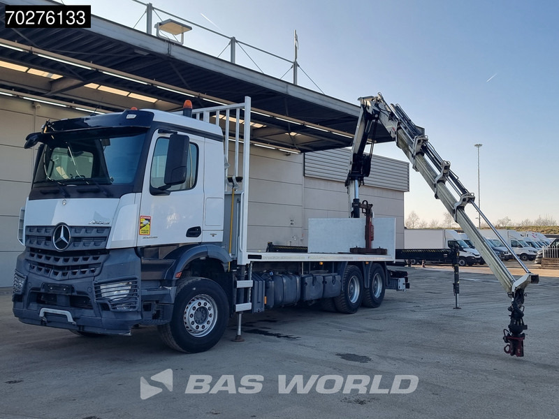 Mercedes-Benz Arocs 2636 6X4 HIAB X-HIDUO 188 ES-S Crane Kran Big axle Euro 6 - Truk flatbed, Truk derek: gambar 5 Mercedes-Benz Arocs 2636 6X4 HIAB X-HIDUO 188 ES-S Crane Kran Big axle Euro 6 - Truk flatbed, Truk derek: gambar 5