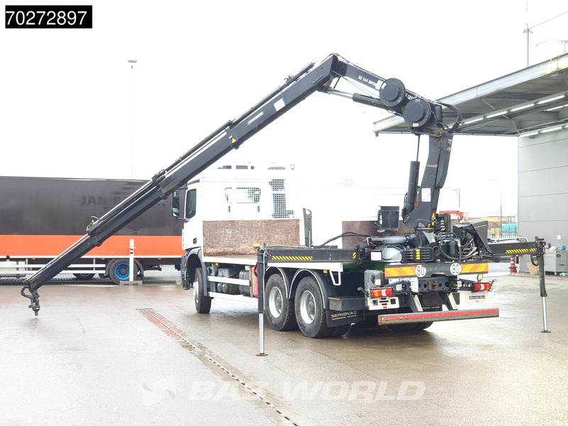 Mercedes-Benz Arocs 2636 6X4 Hiab 144 E-3 Hipro Kran Crane Remote Full Steel Euro 6 - Truk flatbed, Truk derek: gambar 2 Mercedes-Benz Arocs 2636 6X4 Hiab 144 E-3 Hipro Kran Crane Remote Full Steel Euro 6 - Truk flatbed, Truk derek: gambar 2