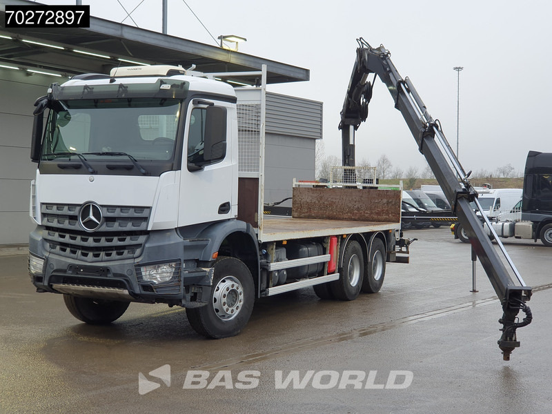 Mercedes-Benz Arocs 2636 6X4 Hiab 144 E-3 Hipro Kran Crane Remote Full Steel Euro 6 - Truk flatbed, Truk derek: gambar 5 Mercedes-Benz Arocs 2636 6X4 Hiab 144 E-3 Hipro Kran Crane Remote Full Steel Euro 6 - Truk flatbed, Truk derek: gambar 5