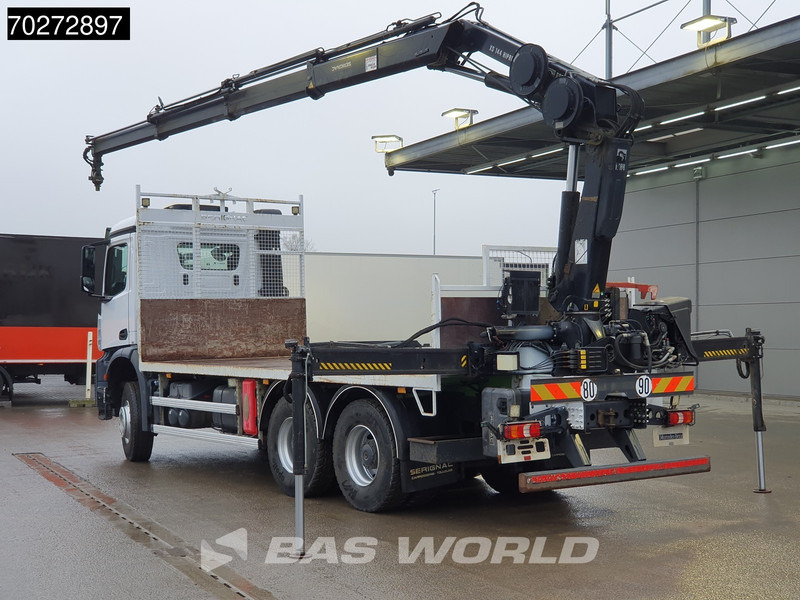 Mercedes-Benz Arocs 2636 6X4 Hiab 144 E-3 Hipro Kran Crane Remote Full Steel Euro 6 - Truk flatbed, Truk derek: gambar 3 Mercedes-Benz Arocs 2636 6X4 Hiab 144 E-3 Hipro Kran Crane Remote Full Steel Euro 6 - Truk flatbed, Truk derek: gambar 3