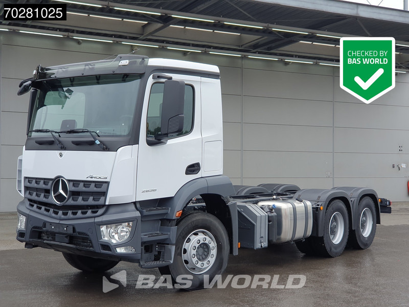 Mercedes-Benz Arocs 2636 6X4 NEW chassis Flywheel PTO Big-Axle Automatic Steelsuspension Euro 6 - Truk sasis: gambar 1 Mercedes-Benz Arocs 2636 6X4 NEW chassis Flywheel PTO Big-Axle Automatic Steelsuspension Euro 6 - Truk sasis: gambar 1