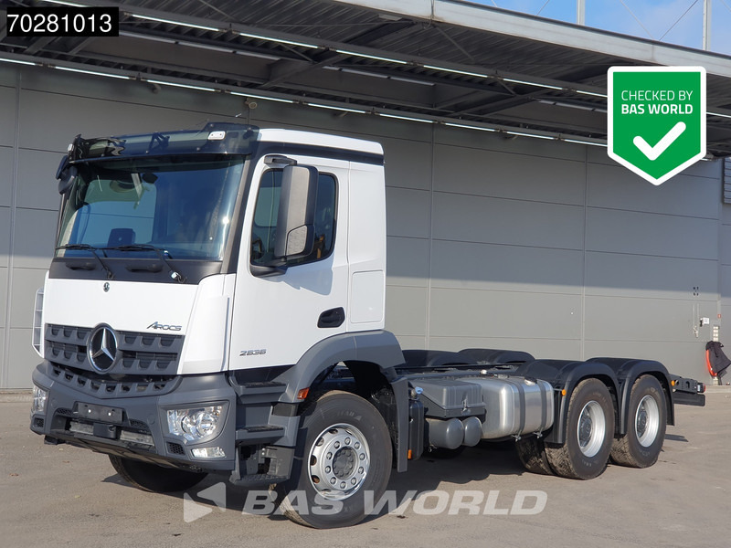 Mercedes-Benz Arocs 2636 6X4 NEW chassis Flywheel PTO Big-Axle Automatic Steelsuspension Euro 6 - Truk sasis: gambar 1 Mercedes-Benz Arocs 2636 6X4 NEW chassis Flywheel PTO Big-Axle Automatic Steelsuspension Euro 6 - Truk sasis: gambar 1
