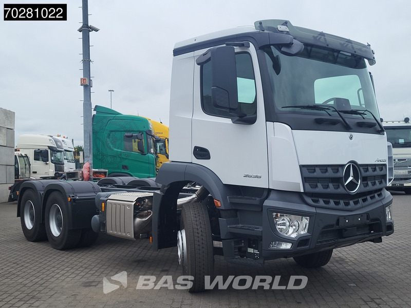 Mercedes-Benz Arocs 2636 6X4 NEW chassis Flywheel PTO Big-Axle Automatic Steelsuspension Euro 6 - Truk sasis: gambar 3 Mercedes-Benz Arocs 2636 6X4 NEW chassis Flywheel PTO Big-Axle Automatic Steelsuspension Euro 6 - Truk sasis: gambar 3