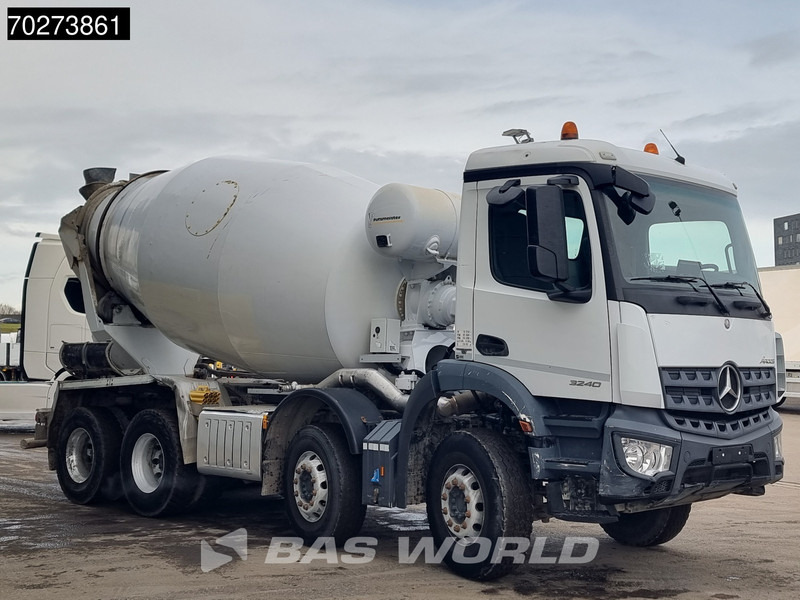 Mercedes-Benz Arocs 3240 8X4 9m3 Steelsuspension Automatic Alcoa's Euro 6 - Truk pengaduk beton: gambar 3 Mercedes-Benz Arocs 3240 8X4 9m3 Steelsuspension Automatic Alcoa's Euro 6 - Truk pengaduk beton: gambar 3