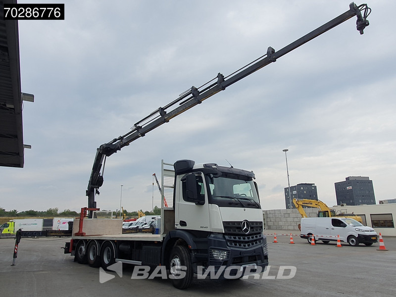 Mercedes-Benz Arocs 3240 8X4 HIAB 211E-6 HIPRO Big-Axle Lift+Steering Navi Euro 6 - Truk flatbed, Truk derek: gambar 3 Mercedes-Benz Arocs 3240 8X4 HIAB 211E-6 HIPRO Big-Axle Lift+Steering Navi Euro 6 - Truk flatbed, Truk derek: gambar 3