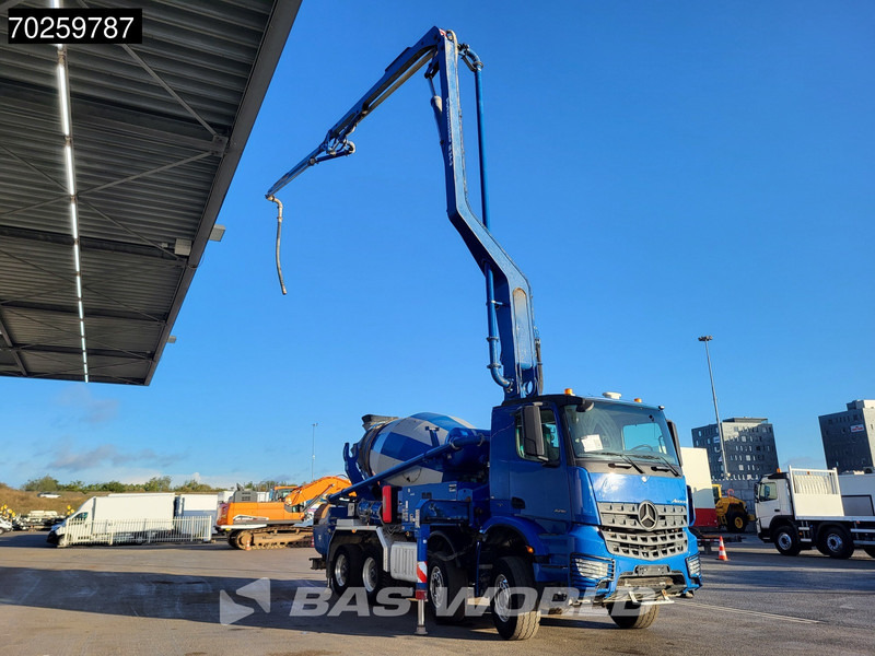 Mercedes-Benz Arocs 3251 8X4 PUMI Putzmeister TMM 24 + Liebherr 7m3 Mixer Retarder Euro 6 - Truk pompa beton: gambar 3 Mercedes-Benz Arocs 3251 8X4 PUMI Putzmeister TMM 24 + Liebherr 7m3 Mixer Retarder Euro 6 - Truk pompa beton: gambar 3