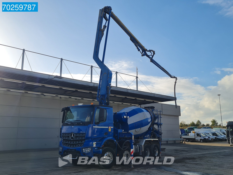 Mercedes-Benz Arocs 3251 8X4 PUMI Putzmeister TMM 24 + Liebherr 7m3 Mixer Retarder Euro 6 - Truk pompa beton: gambar 2 Mercedes-Benz Arocs 3251 8X4 PUMI Putzmeister TMM 24 + Liebherr 7m3 Mixer Retarder Euro 6 - Truk pompa beton: gambar 2